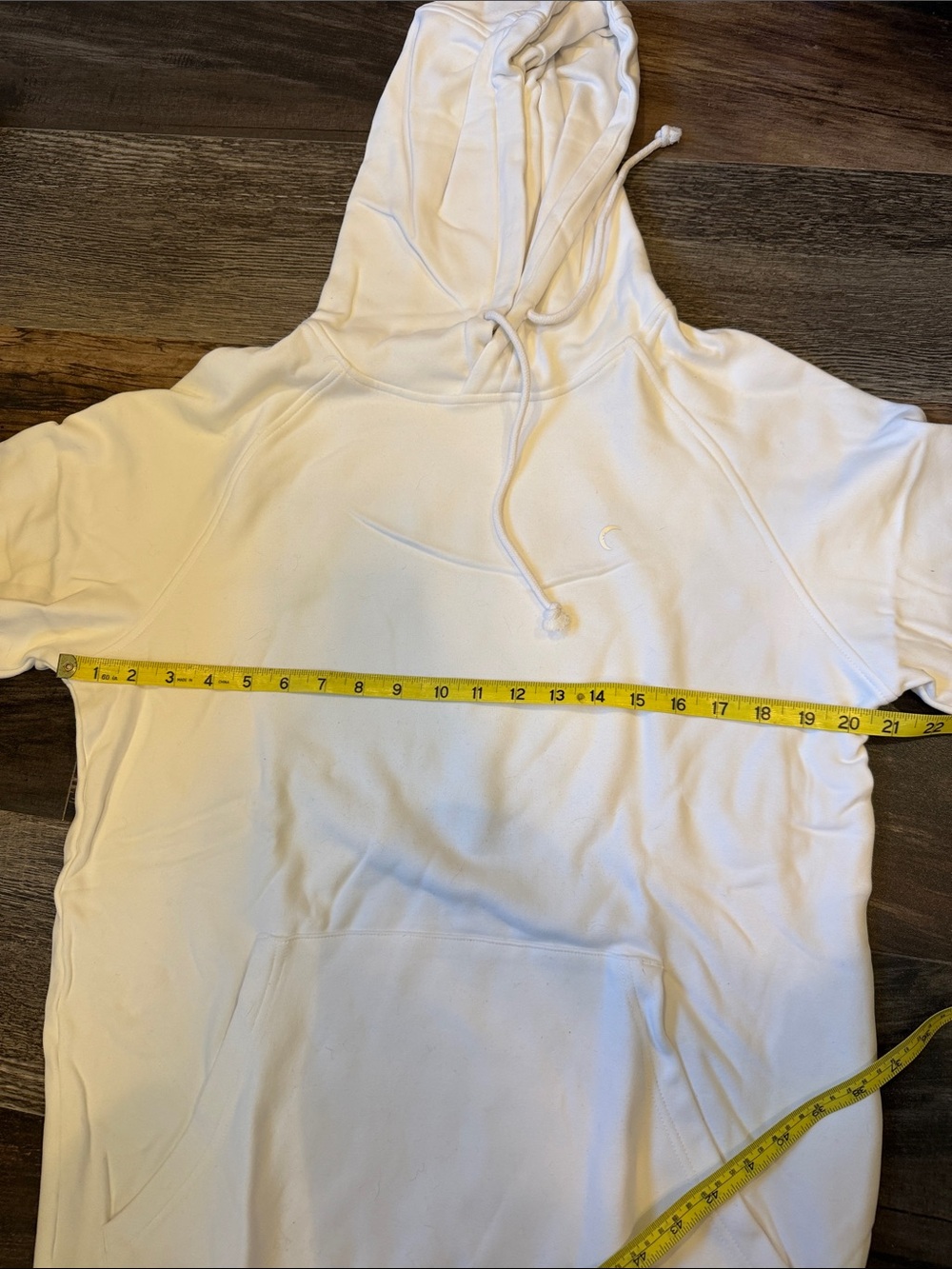 ZYIA Active Men’s Relaxation Hoodie White Size Small Fleece Lined - Picture 2 of 6